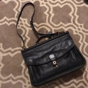 Men’s leather Coach briefcase